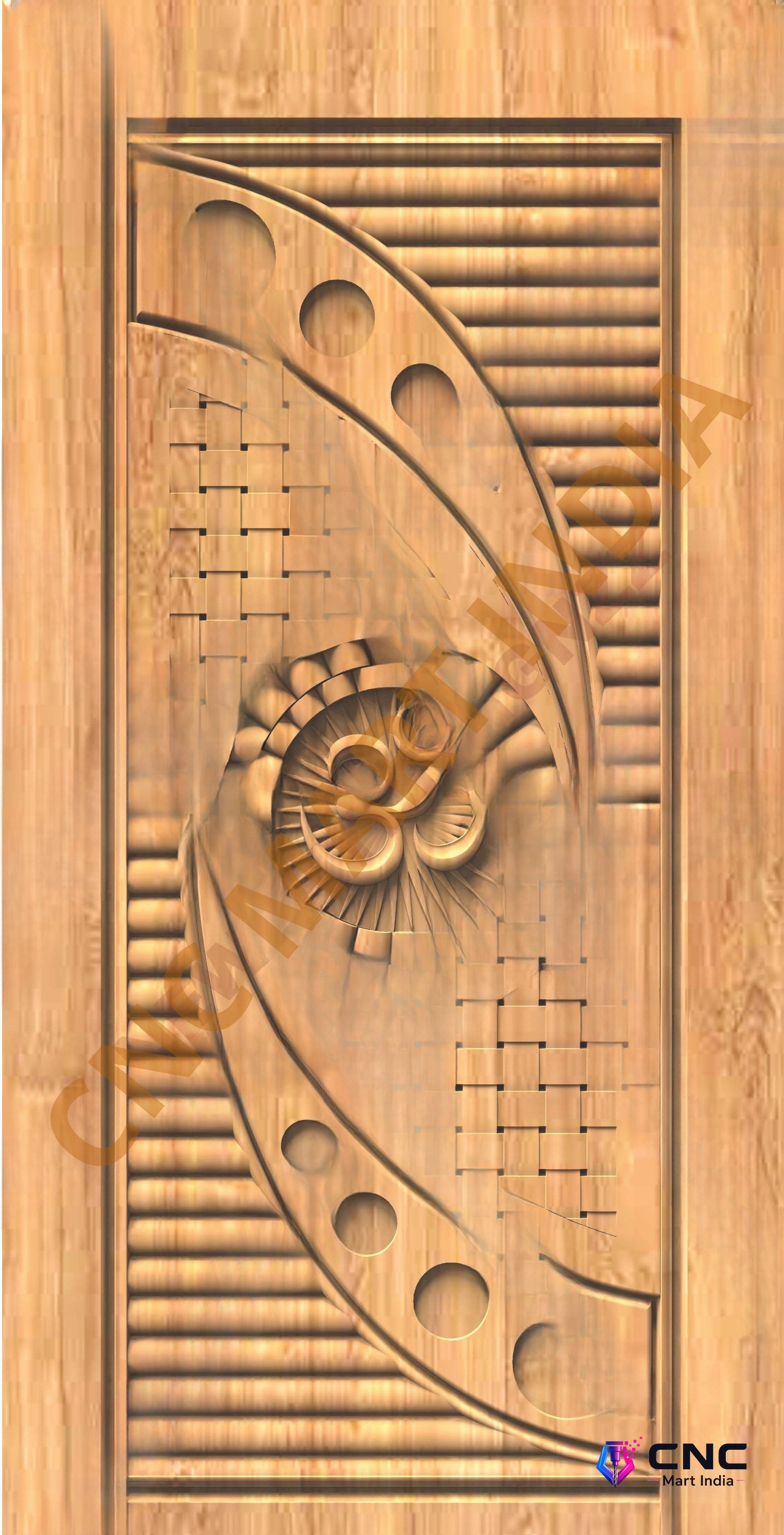 GSK EMBOSSING - EMD-48 Divine Carved Relief CNC Design
